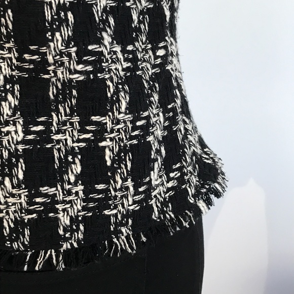 Zara Woman short sleeve tweed top  - S - Picture 5 of 9